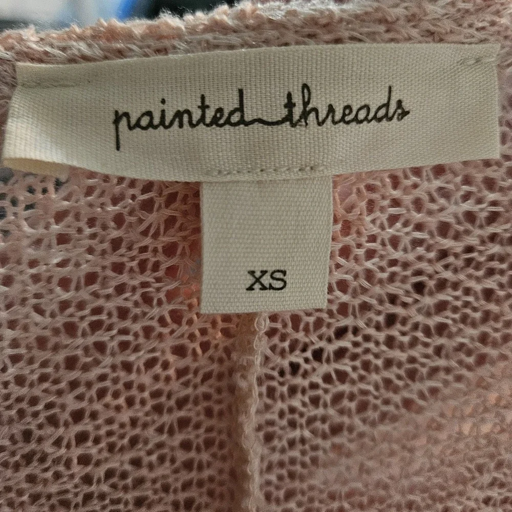 Painted Threads Oversized  Sheer Cardigan Women's Size XS Style #PAT5333 READ!‎